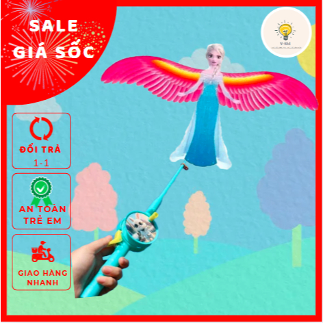 Đồ Chơi Diều Cần Câu 3D Mini Cho Bé – Họa Tiết Hoạt Hình Dễ Thương, Thỏa Sức Vui Chơi ( 50cm -1m ).