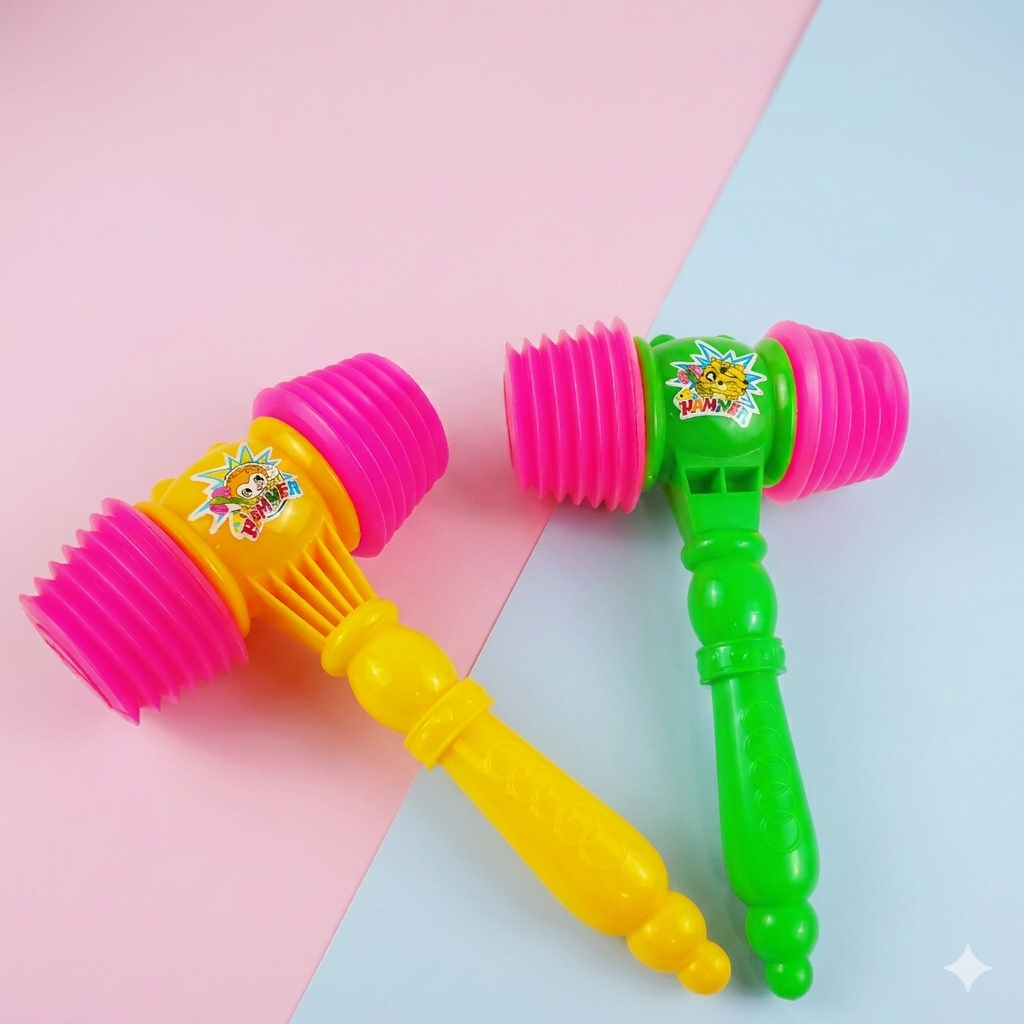 Đồ Chơi Búa Nhựa 2 Đầu Kêu Chút Chít Cho Bé - Vui Nhộn, Thỏa Sức Vui Đùa Bên Gia Đình Và Bạn Bè