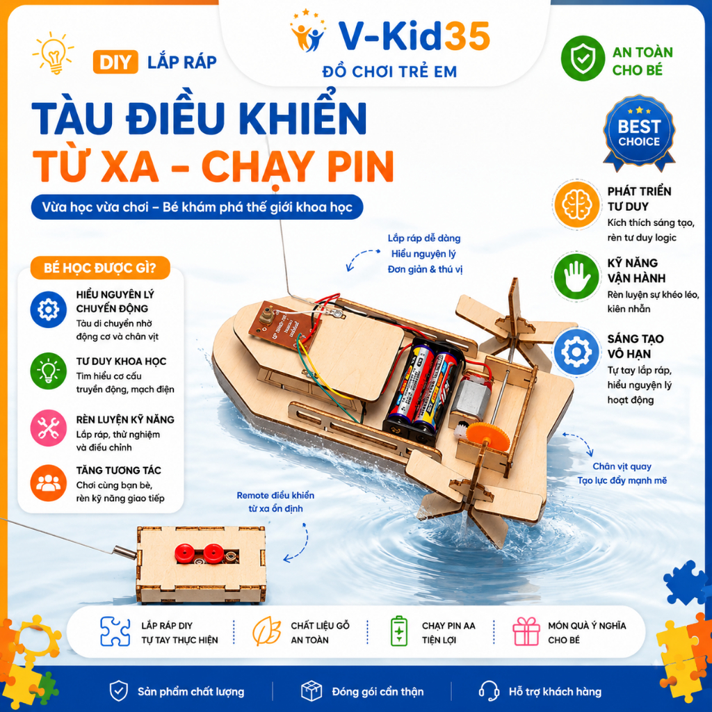 Bộ Đồ Chơi STEM DIY Cho Bé, Mô Hình Lắp Ráp Khoa Học, Giáo Dục Giúp Rèn, Phát Triển Tư Duy Sáng Tạo