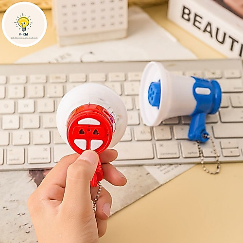 Loa Mini Cầm Tay Cho Bé  Có Ghi Âm, Kèm Pin, Móc Khóa, Đồ Chơi Loa Phóng Đồ Chơi Siêu Dễ Thương